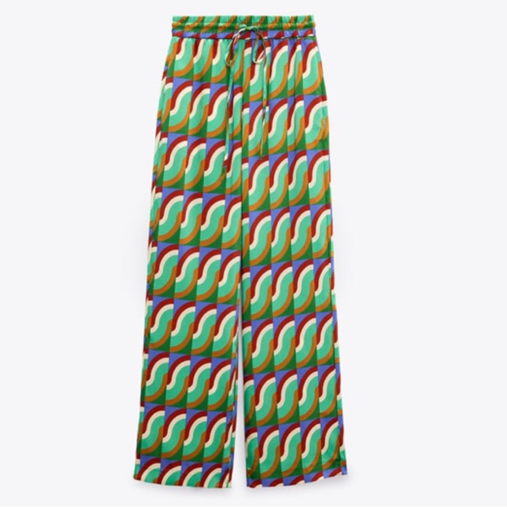 NEW! Zara Retro Print Bottoms